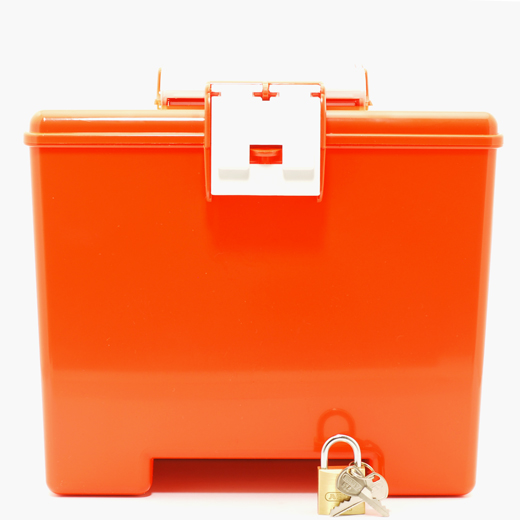 Medicin-sygepl.kasse m/lås Ugleapo Medicin-sygepl.kasse m/lås