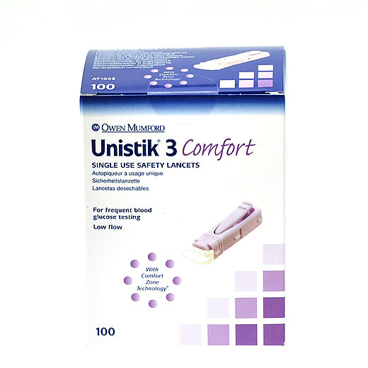 Unistik 3 comfort 100stk lilla Ugleapo Unistik 3 comfort 100stk lilla