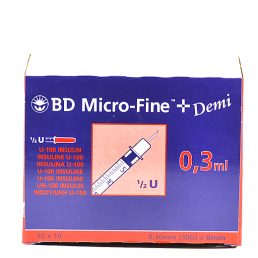 BD MicroFine+0,3ml Insulinsprø