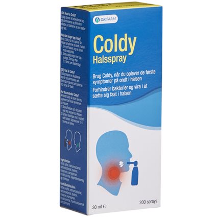 Coldy Halsspray Ugleapo Coldy Halsspray - Billede 2
