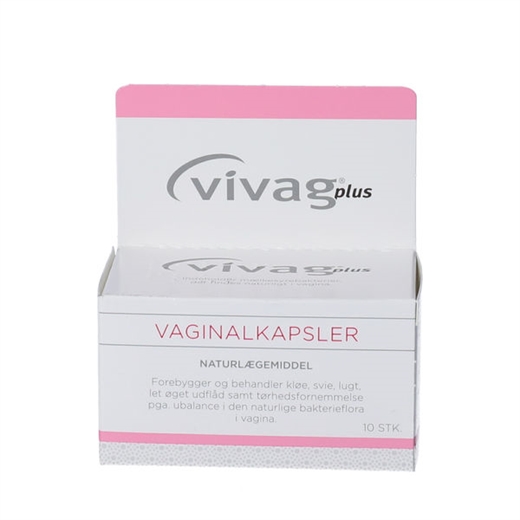 Vivag Plus vaginalkapsler u/ap Ugleapo Vivag Plus vaginalkapsler u/ap