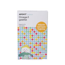 Apovit Omega-3 Gelefisk - 30 stk