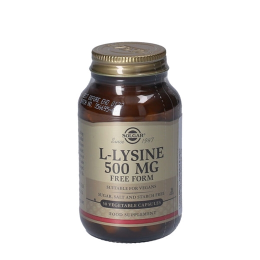 Solgar L-Lysine 500 mg Ugleapo Solgar L-Lysine 500 mg