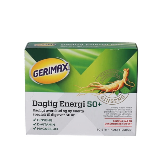 Gerimax Daglig Energi 50+ Ugleapo Gerimax Daglig Energi 50+
