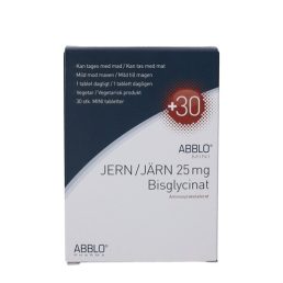 ABBLO Jern 25mg. Bisglycinat