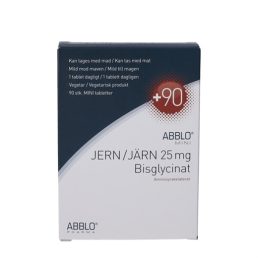 ABBLO Jern 25mg. BISGLYCINAT