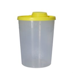 Kanylebeh.2,0 l klar/gul låg