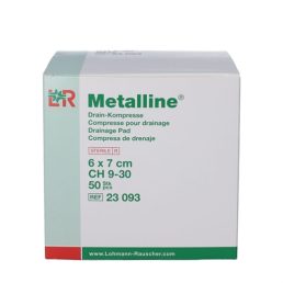 Metalline dræn kompres 6x7cm