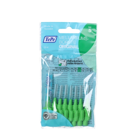 TePe mellemrumsb.medium 0,8mm Ugleapo TePe mellemrumsb.medium 0,8mm