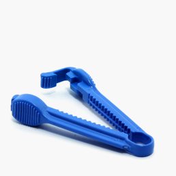 Kateter klemme plast blå