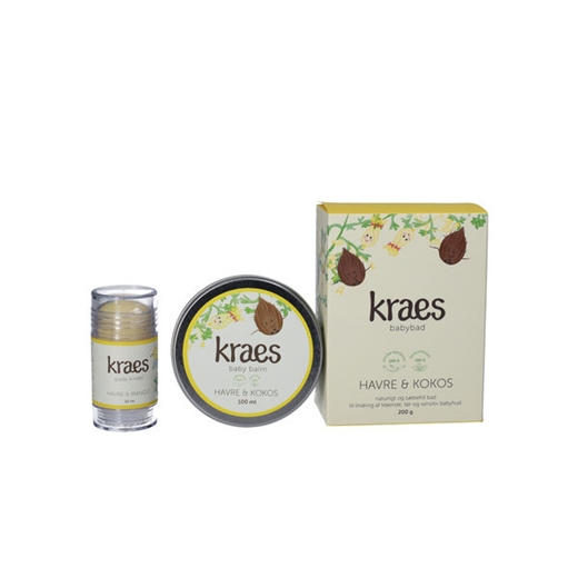 KRAES Babybad Gaveæske Ugleapo KRAES Babybad Gaveæske