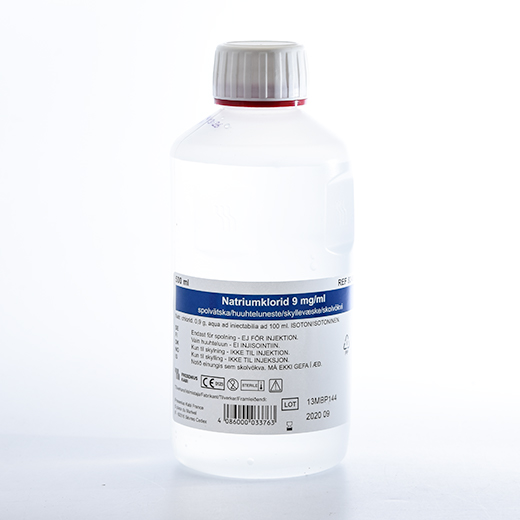 Natr.klor.skyllevæske 9 mg/ml Ugleapo Natr.klor.skyllevæske 9 mg/ml