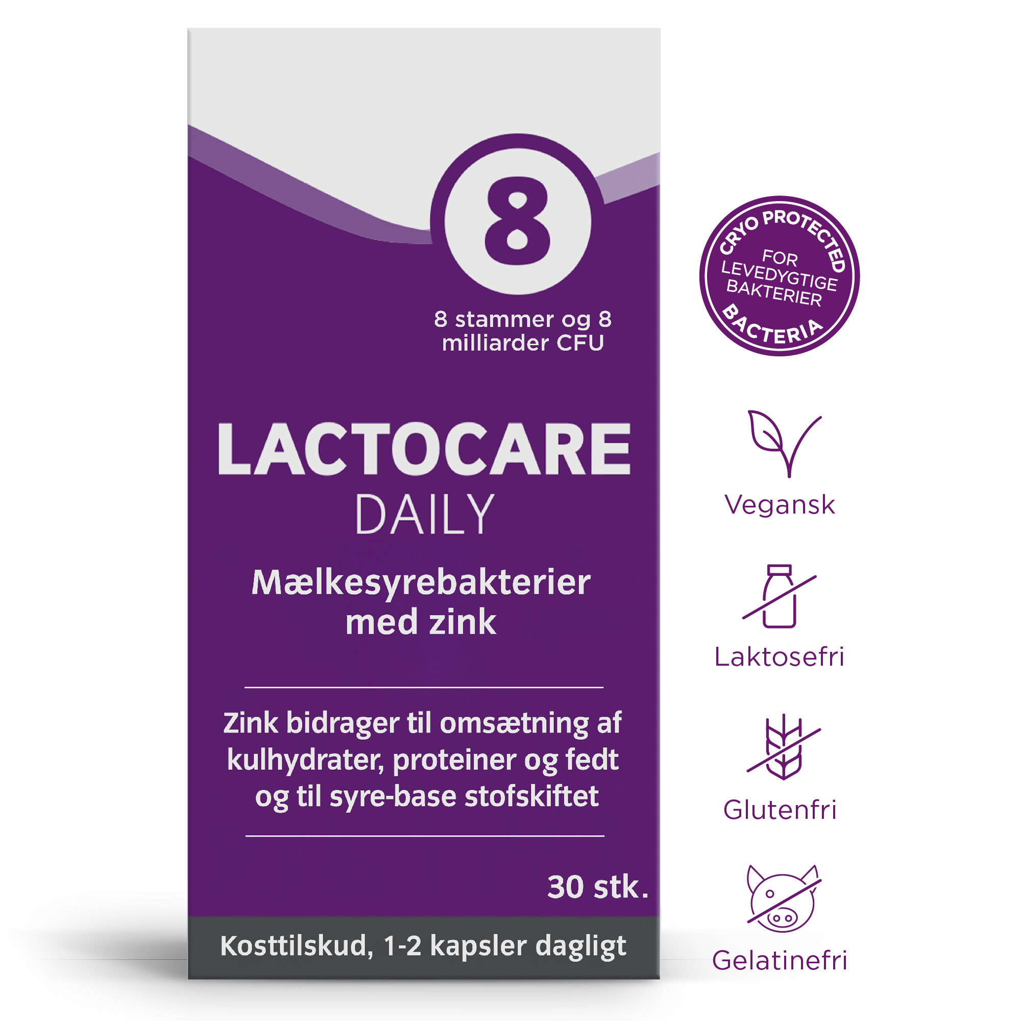 Lactocare Daily kosttilskud kapsler Ugleapo Lactocare Daily kosttilskud kapsler