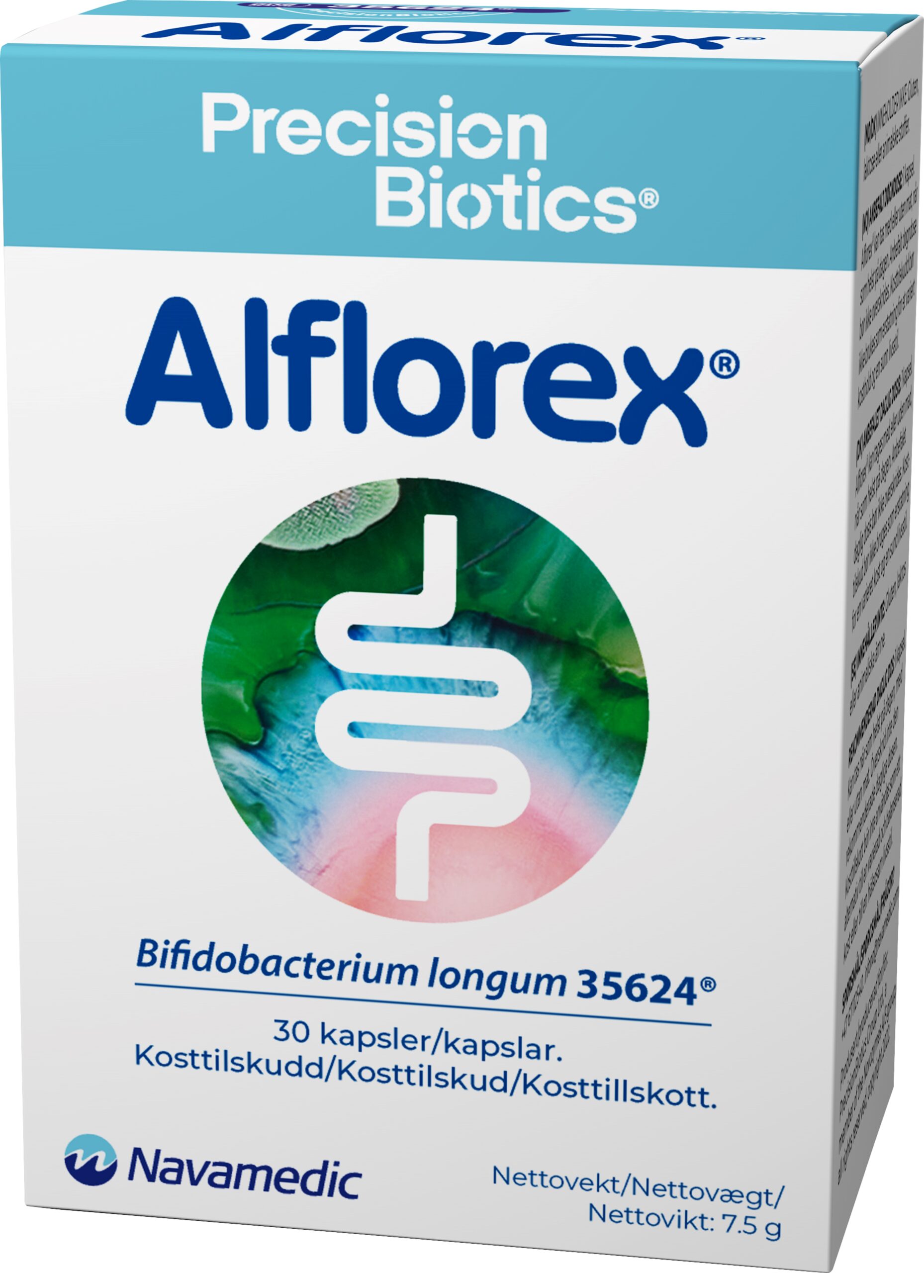 Alflorex® kosttilskud 30 kapsler Ugleapo Alflorex® kosttilskud 30 kapsler