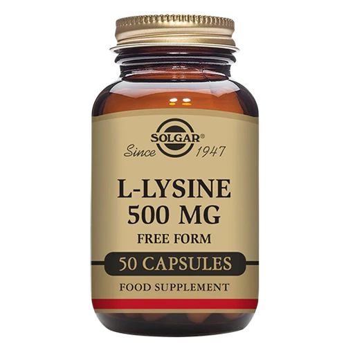 Solgar L-Lysin aminosyre 500 mg (50 kap)