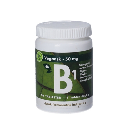 Vitamin B1 Vegansk 50mg Ugleapo Vitamin B1 Vegansk 50mg