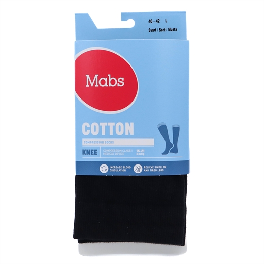 Mabs Cotton Knee Black L Ugleapo Mabs Cotton Knee Black L