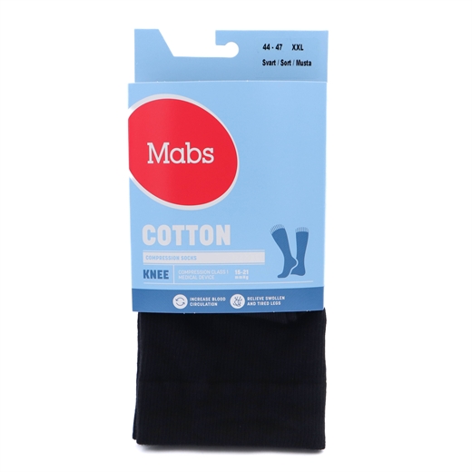 Mabs Cotton Knee Black XXL Ugleapo Mabs Cotton Knee Black XXL