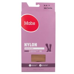 Mabs Nylon Knæstrømpe Tan M