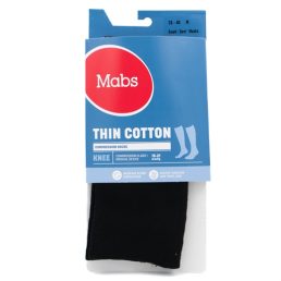 Mabs Thin knæstrømper Sort M