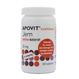 APOVIT Jern amino-keleret 25 m - 100 stk