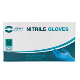 Blå Nitril handske M