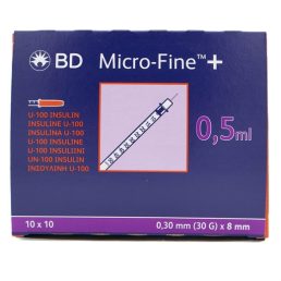B-D MICROFIN+50 0,3x8 MM (SPR1