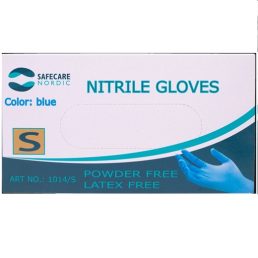 Blå Nitril handske S