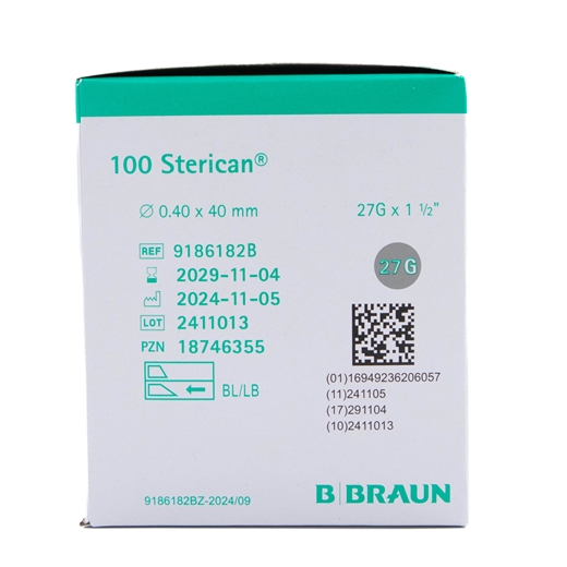 Sterican Kanyle Grå 27Gx1½ Ugleapo Sterican Kanyle Grå 27Gx1½