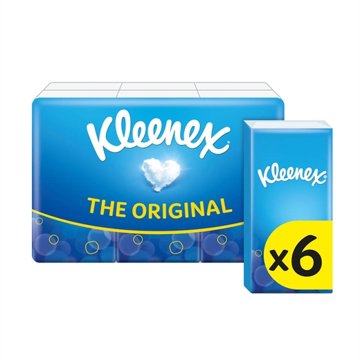 Kleenex Original Lomme P6x9 Ugleapo Kleenex Original Lomme P6x9