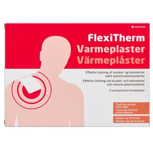 Flexitherm Varmeplaster 4 stk. Ugleapo Flexitherm Varmeplaster 4 stk.