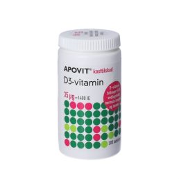 Apovit D-vitamin 35 ug - 300 stk