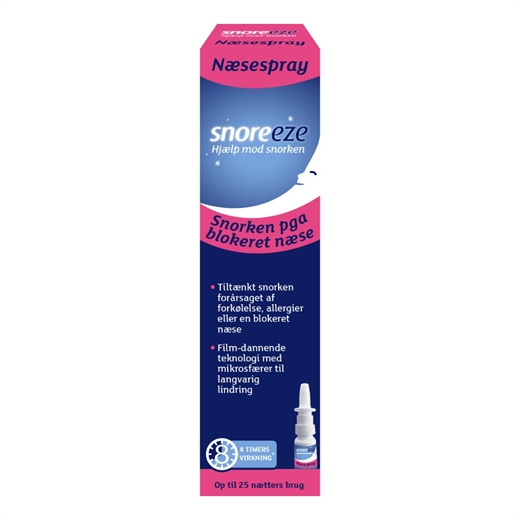 Snoreeze Næsespray Ugleapo Snoreeze Næsespray