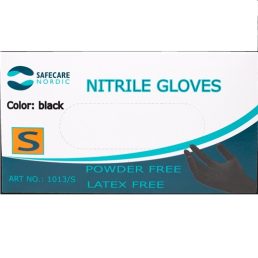 Sort Nitril handske S
