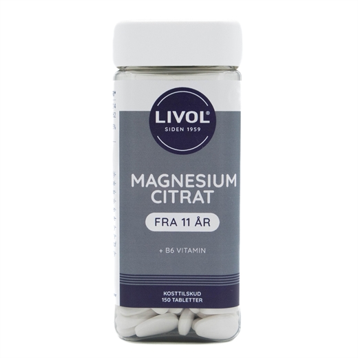 Livol MagnesiumCitrat + B6 vit Ugleapo Livol MagnesiumCitrat + B6 vit