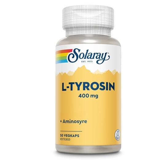 Solaray L-Tyrosin 400 mg Ugleapo Solaray L-Tyrosin 400 mg