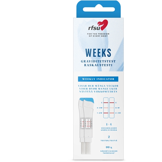 RFSU Graviditetstest Weeks 2p Ugleapo RFSU Graviditetstest Weeks 2p