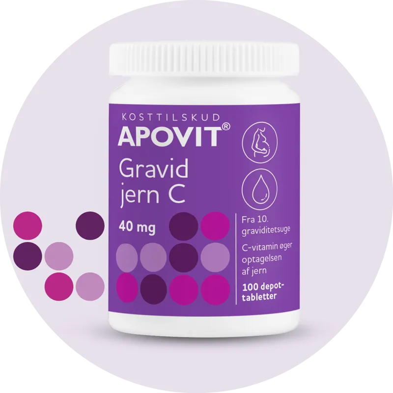Apovit Gravid Jern C - 100 tabletter
