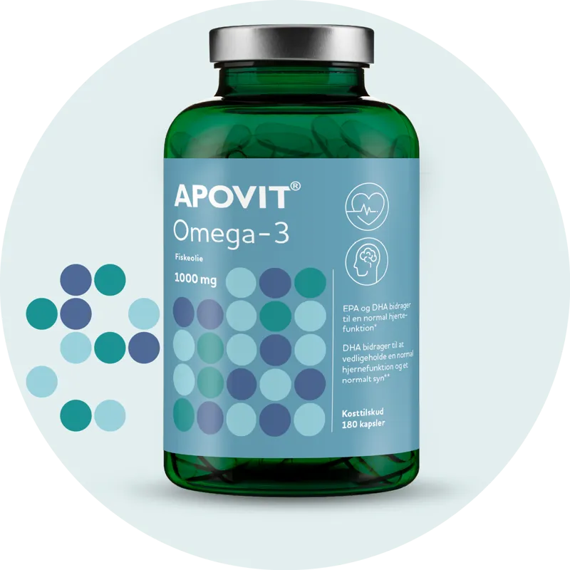 APOVIT Omega-3, 1000 mg 180 kaps­ler