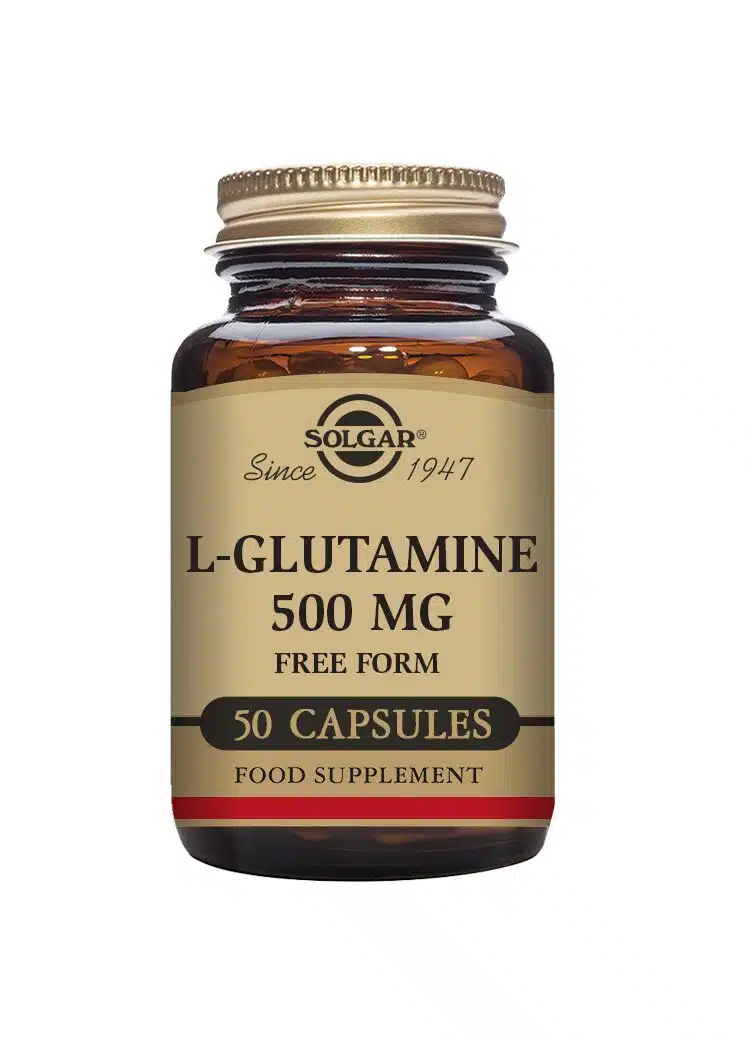 Solgar L-Glutamine 500 mg Vegetabilske Kapsler (50 vegicaps)
