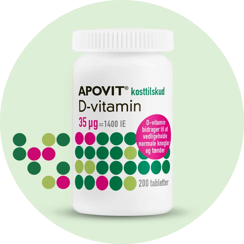 Apovit D-vita­min 35 µg 200 tab­let­ter